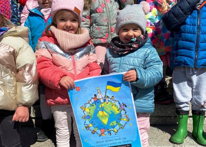 Modlitwa miliona dzieci o pokój na Ukrainie
